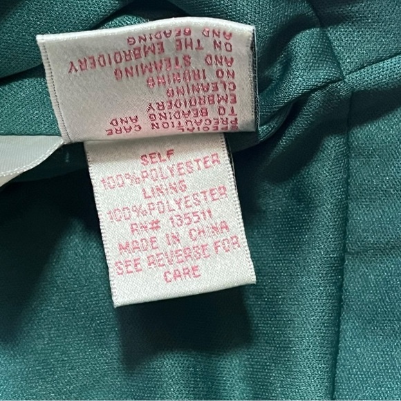 NWT Glow Emerald Green and Silver Bead Illusion Mermaid Gown sz 6 - Picture 5 of 16